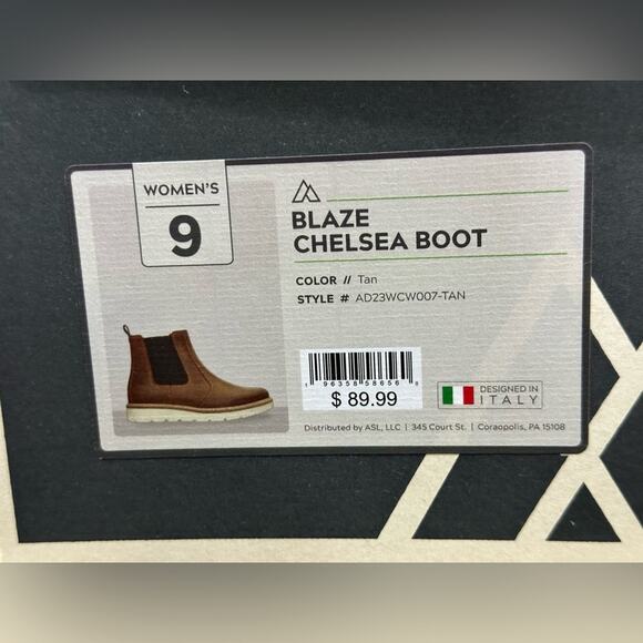 Alpine Design Women’s Light Brown/TAN Bottom Blaze Chelsea Boot AD23WCW007 - 9 - Picture 9 of 9